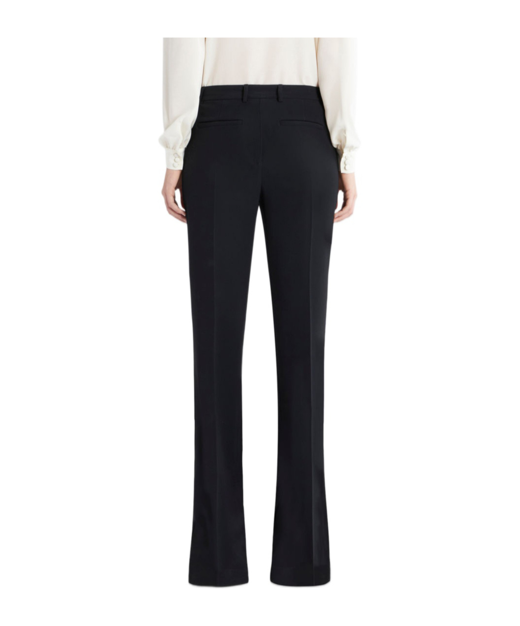 Etro Flared Black Trousers With Tailored Fit In Black