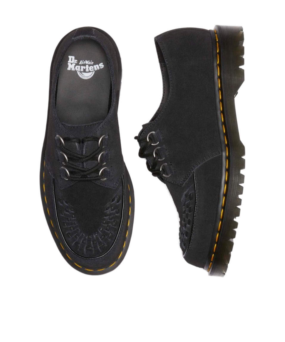 Dr. Martens Lacing Casual Shoes In Black