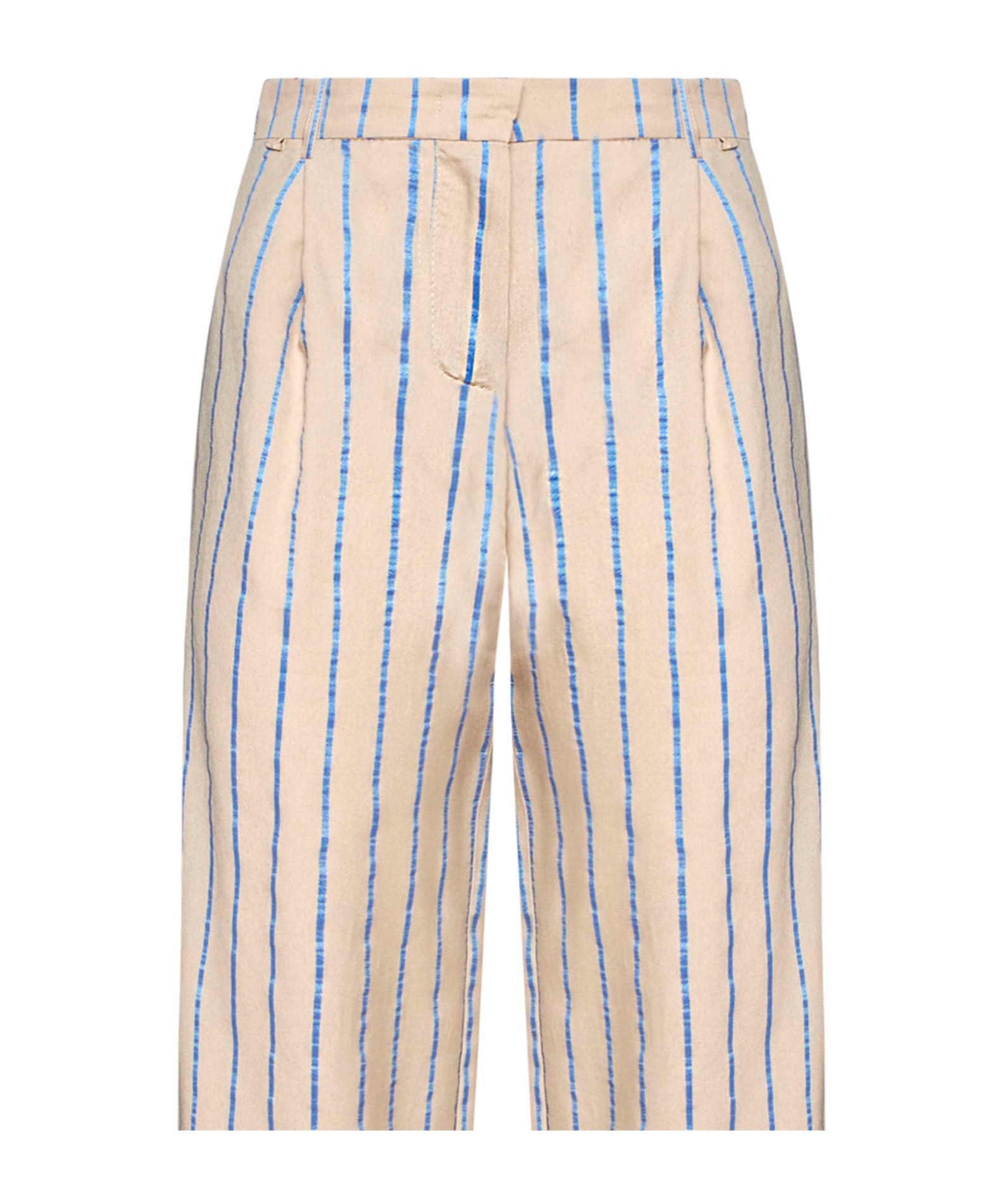 Kaos Striped Printed Casual Pants In Gray