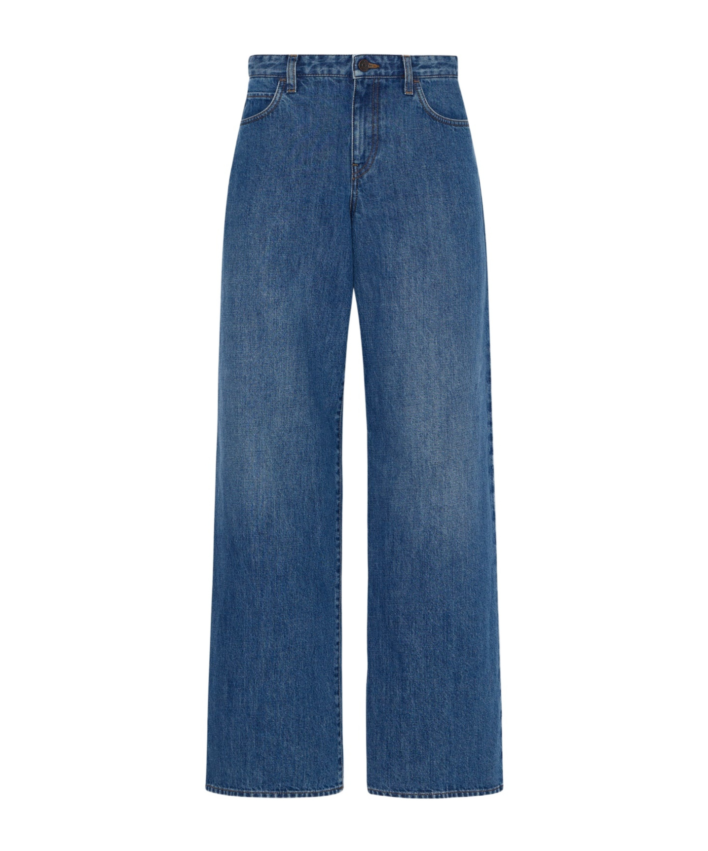 The Row Berty Wide Leg In Blue