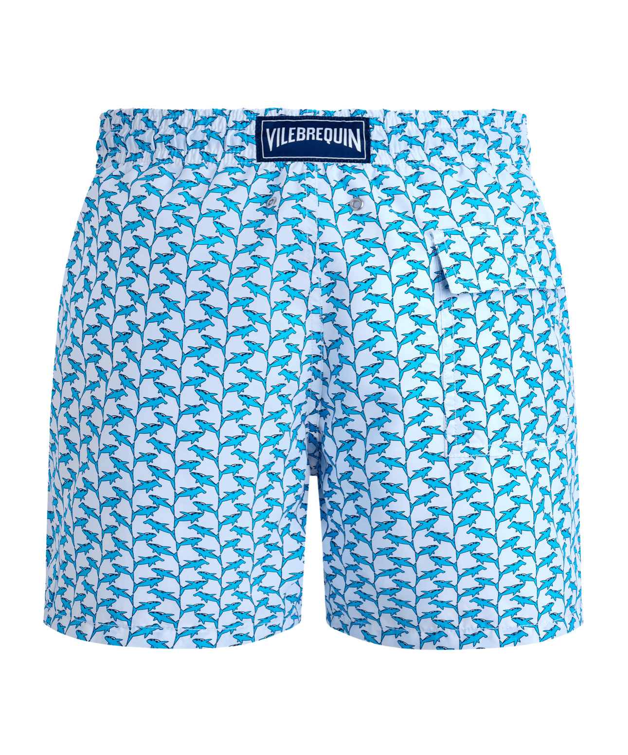 Vilebrequin Net Sharks Swim Shorts In Multi