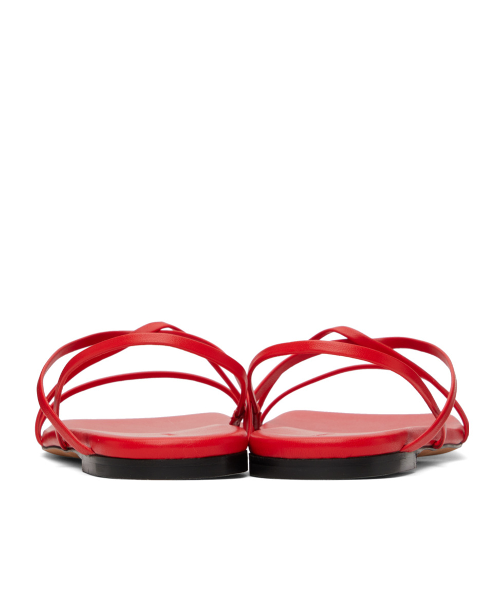 PROENZA SCHOULER CROSS-STRAP FLAT SANDALS