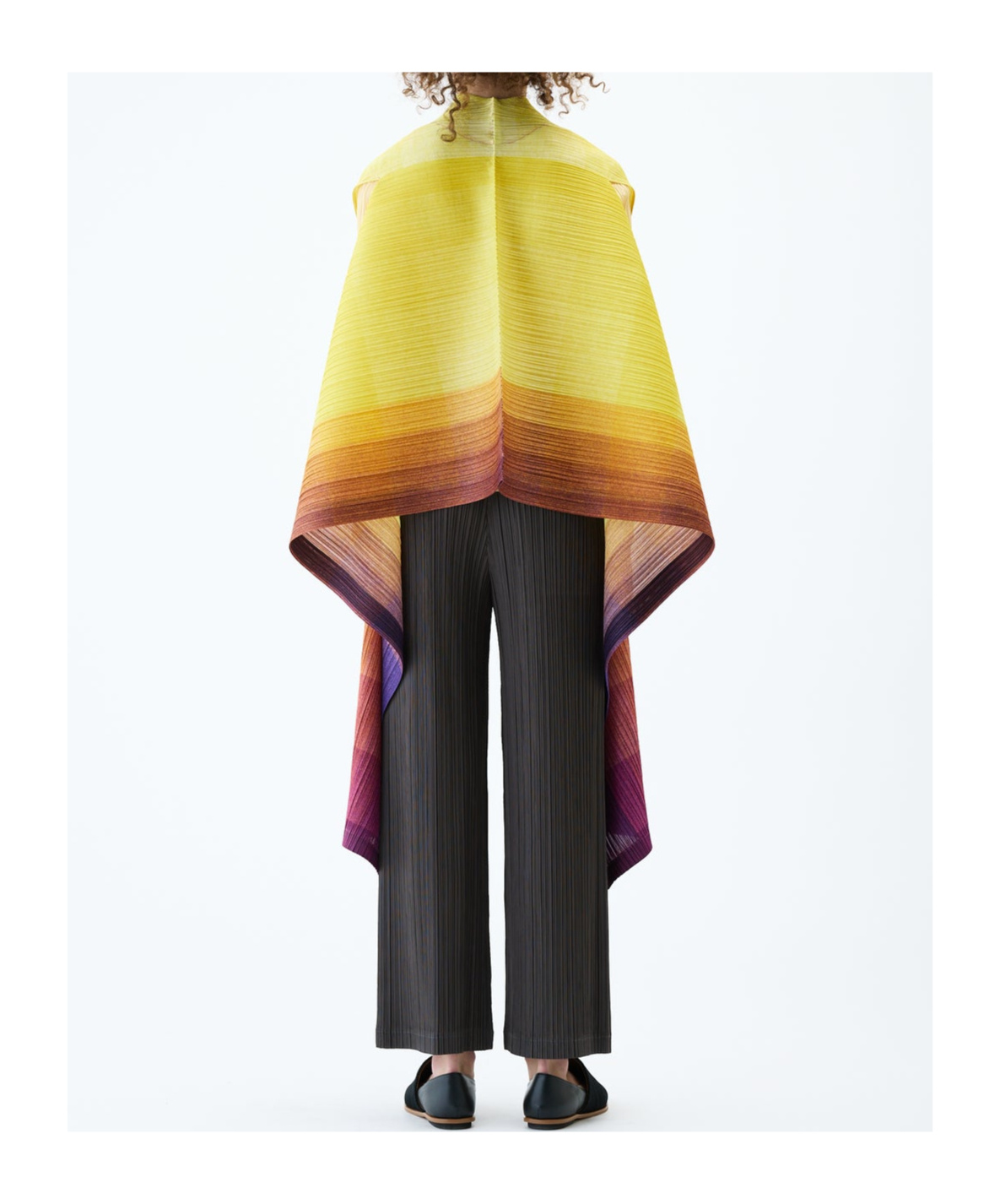 Issey Miyake Photon Cardigan In Yellow