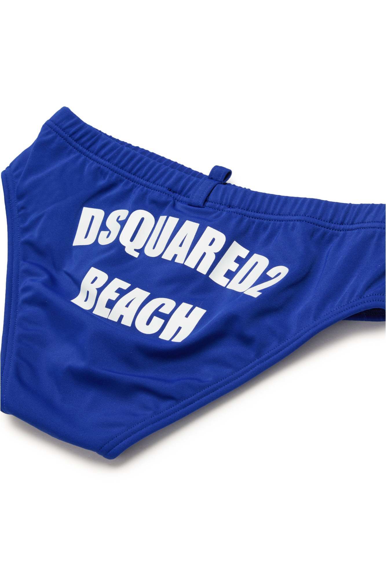Shop Dsquared2 Logo-print Swim Trunks In Blue