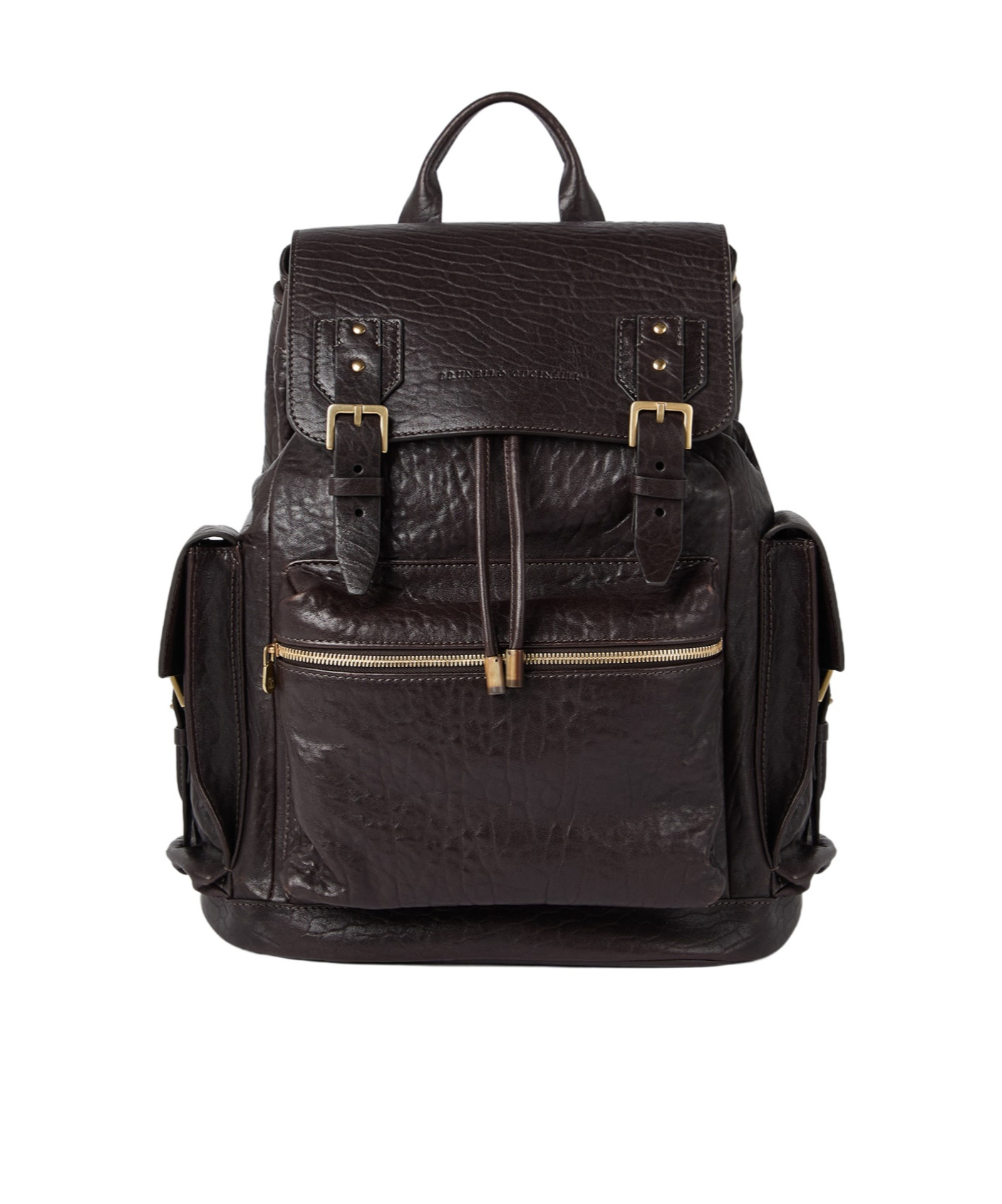 Brunello Cucinelli City Backpack In Black