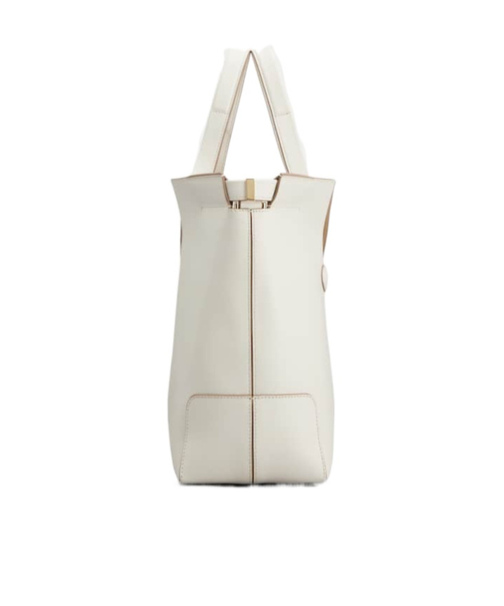Tod's Di Bag Folio Small Shopping Bag In White
