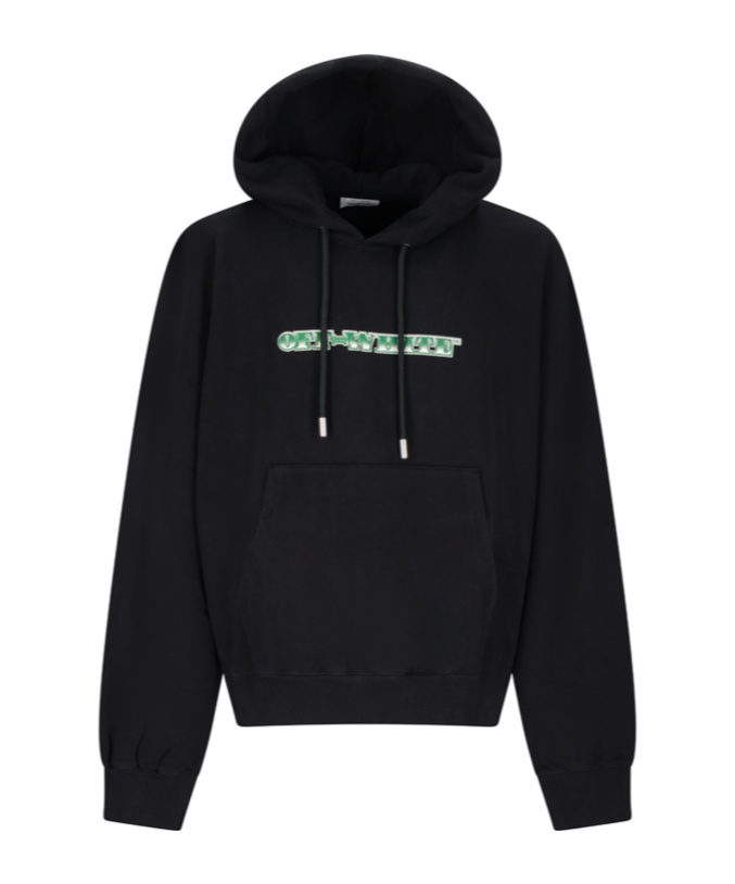 Off-white Long Sleeve Sweatshirt In Black