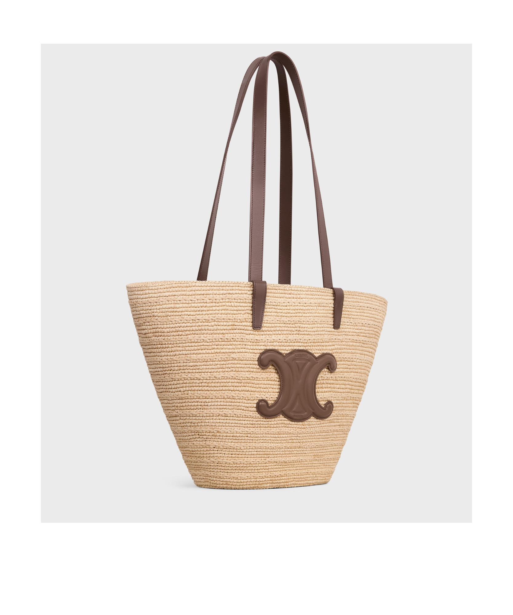 Celine Classic Panier Medium Handbag In Nude