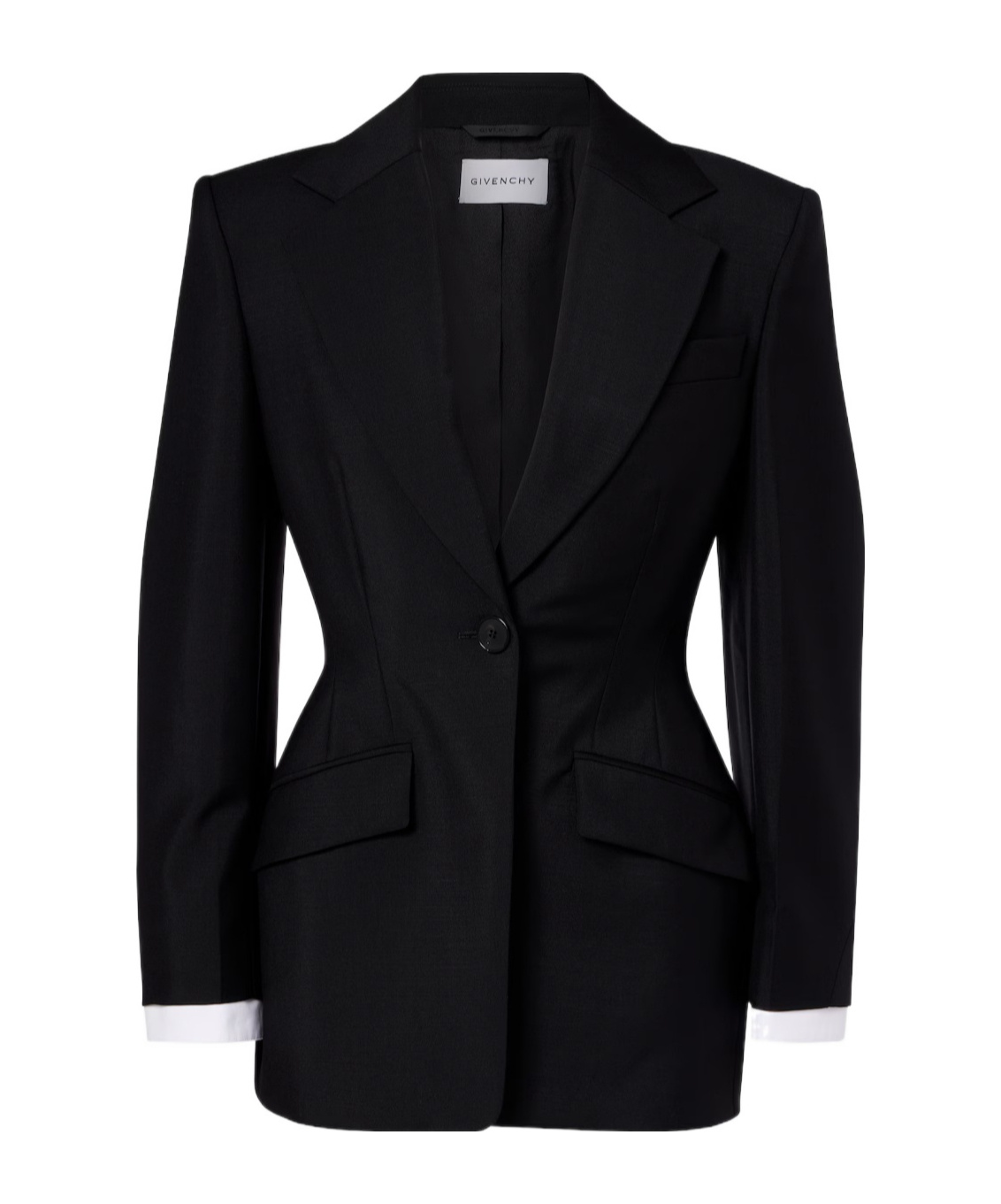 Givenchy Wool And Mohair Blazer In Black