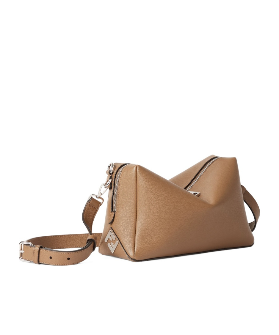 Fendi Medium Lui Zip-fastening Shoulder Bag In Brown