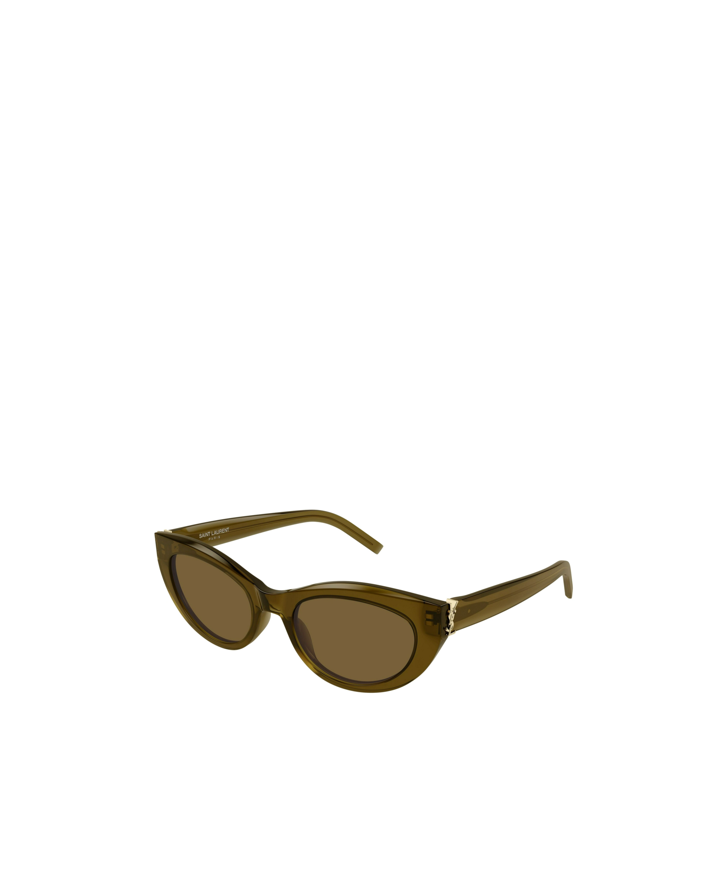 Saint Laurent Full Frame Sunglasses In Brown
