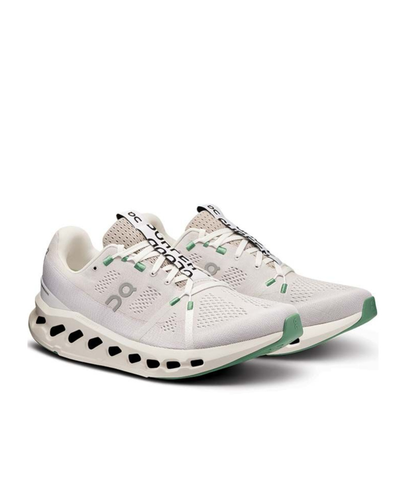 Shop On Running Cloudsurfer Knitted Sneakers In White