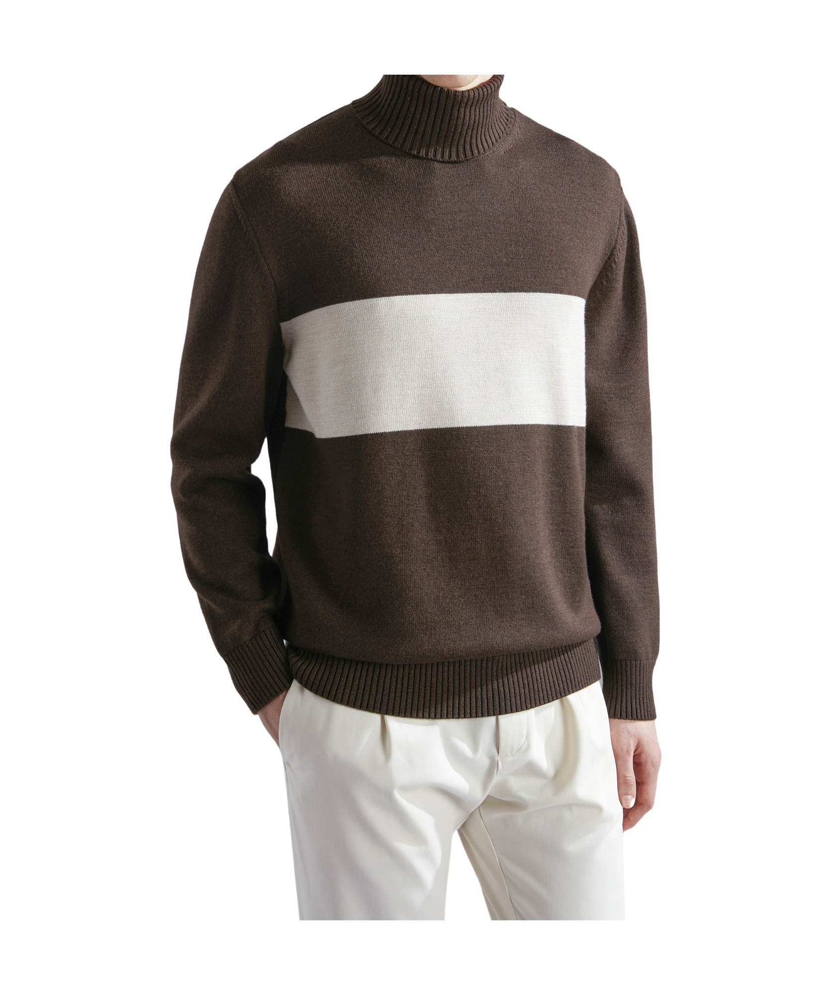 Paul & Shark Turtleneck Sweater In Black