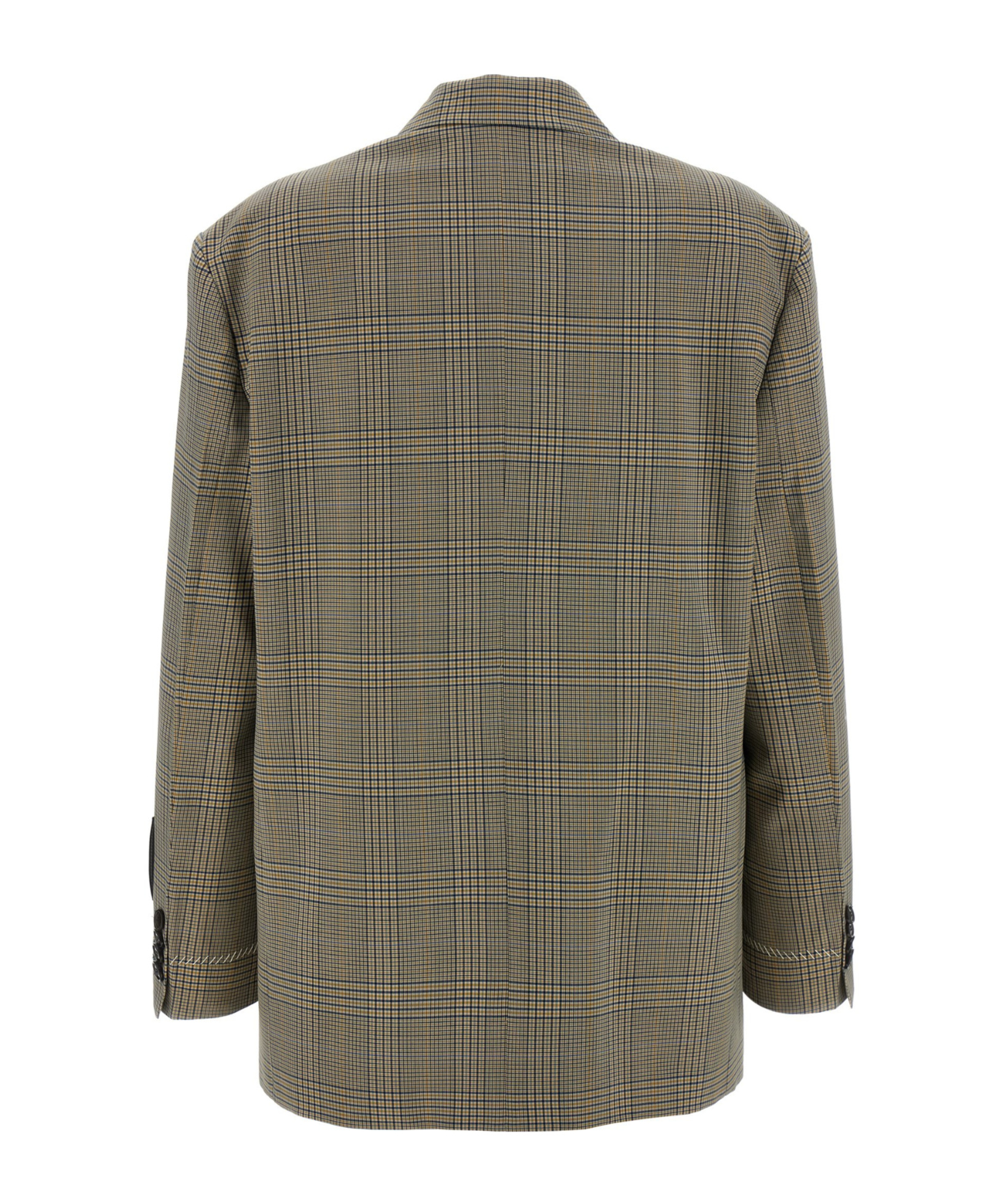 Marni Check Blazer Prince Of Wales In Green