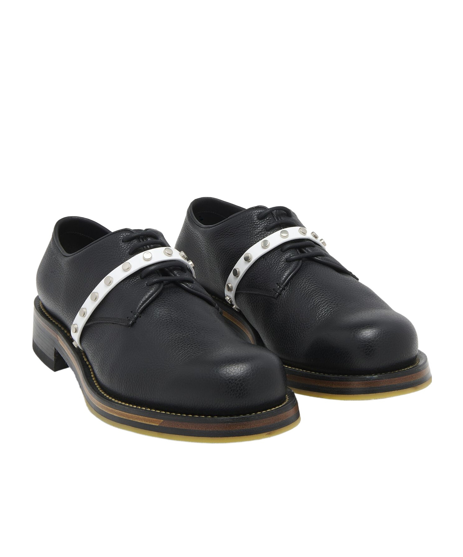 Alexander Mcqueen Men's Maker Shoe In Black/white