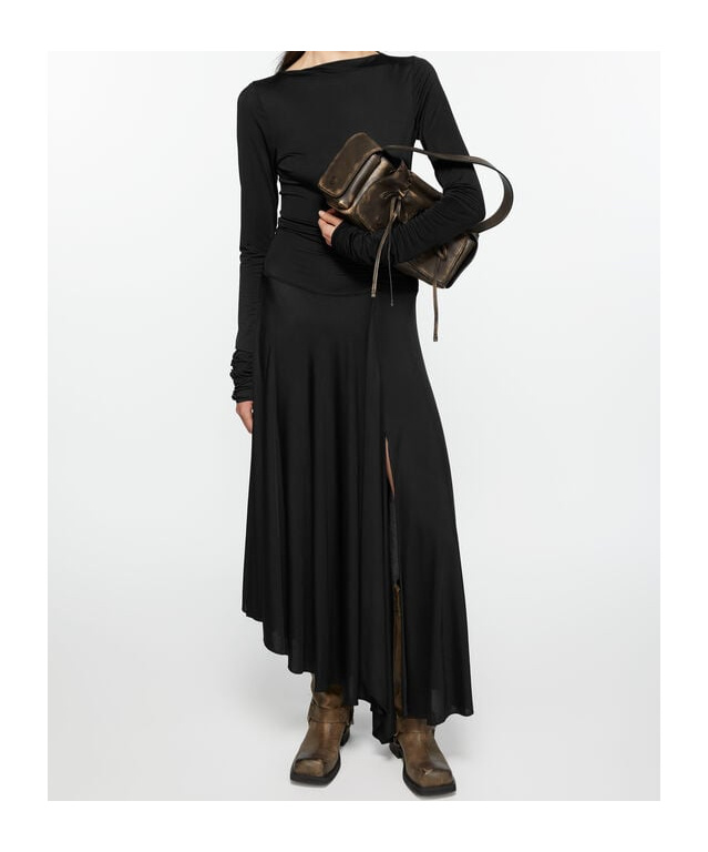 Acne Studios Long-sleeved Dress In Black