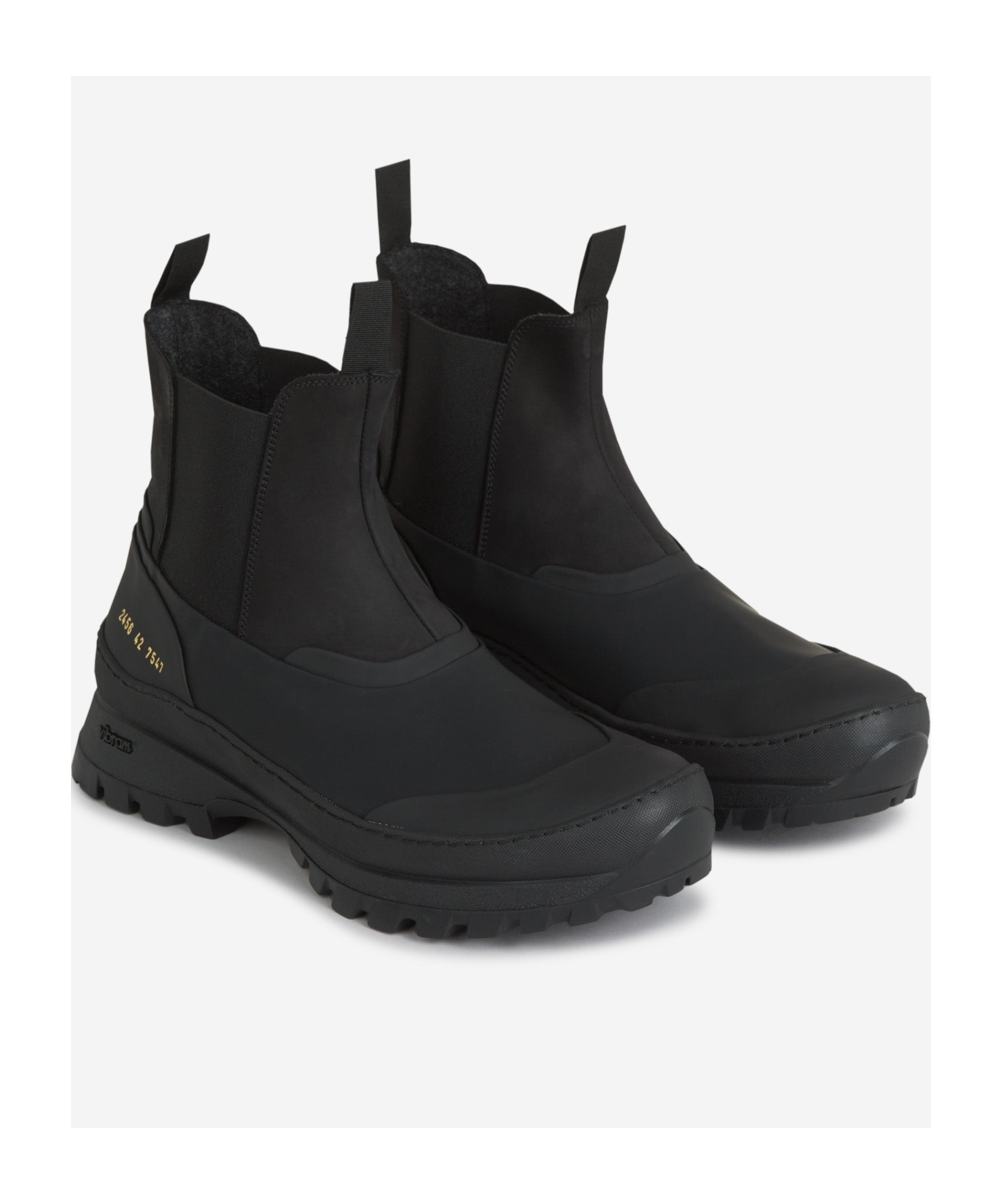 Common Projects Chelsea Hiker Boots In Black