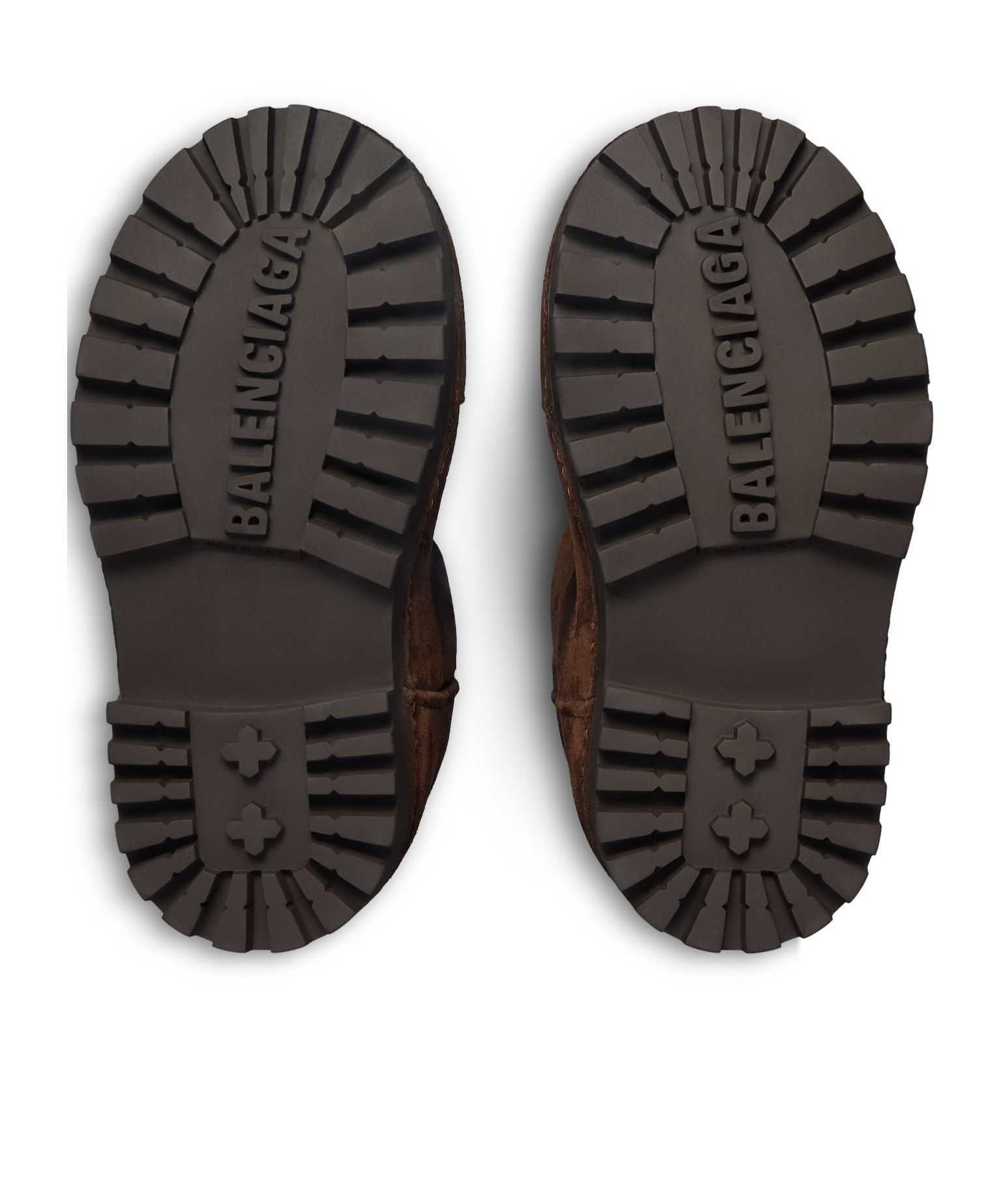 Balenciaga Alaska Suede Knee-high Boots In Brown