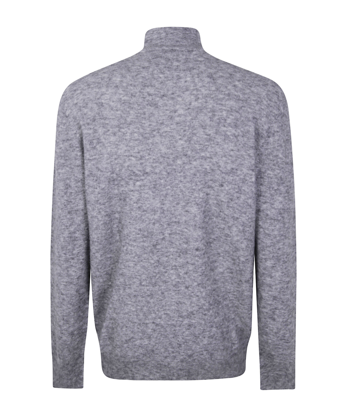 Nuur Long Sleeves Turtle Neck Sweater In Gray
