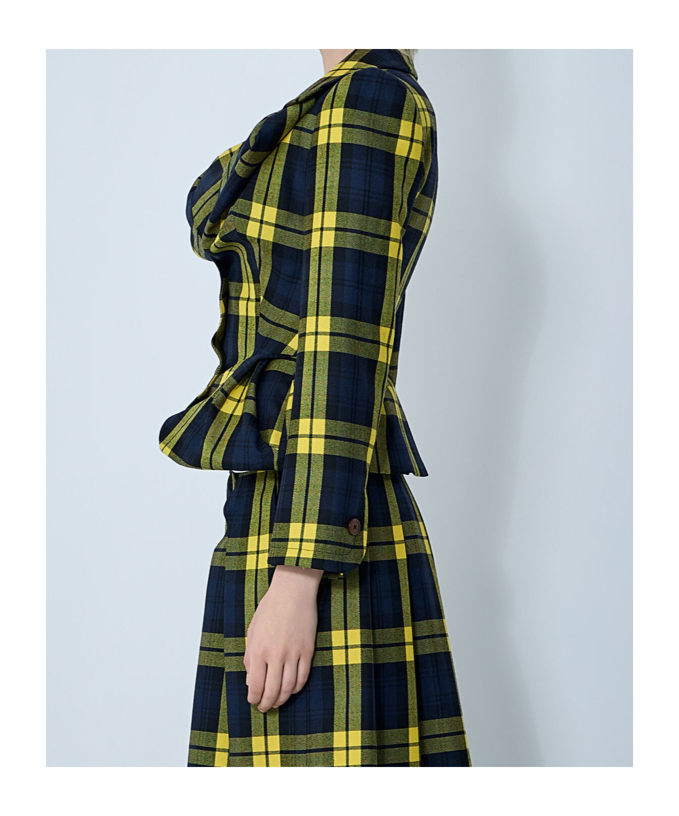 Vivienne Westwood Single Breasted Checked Jacket In Multi