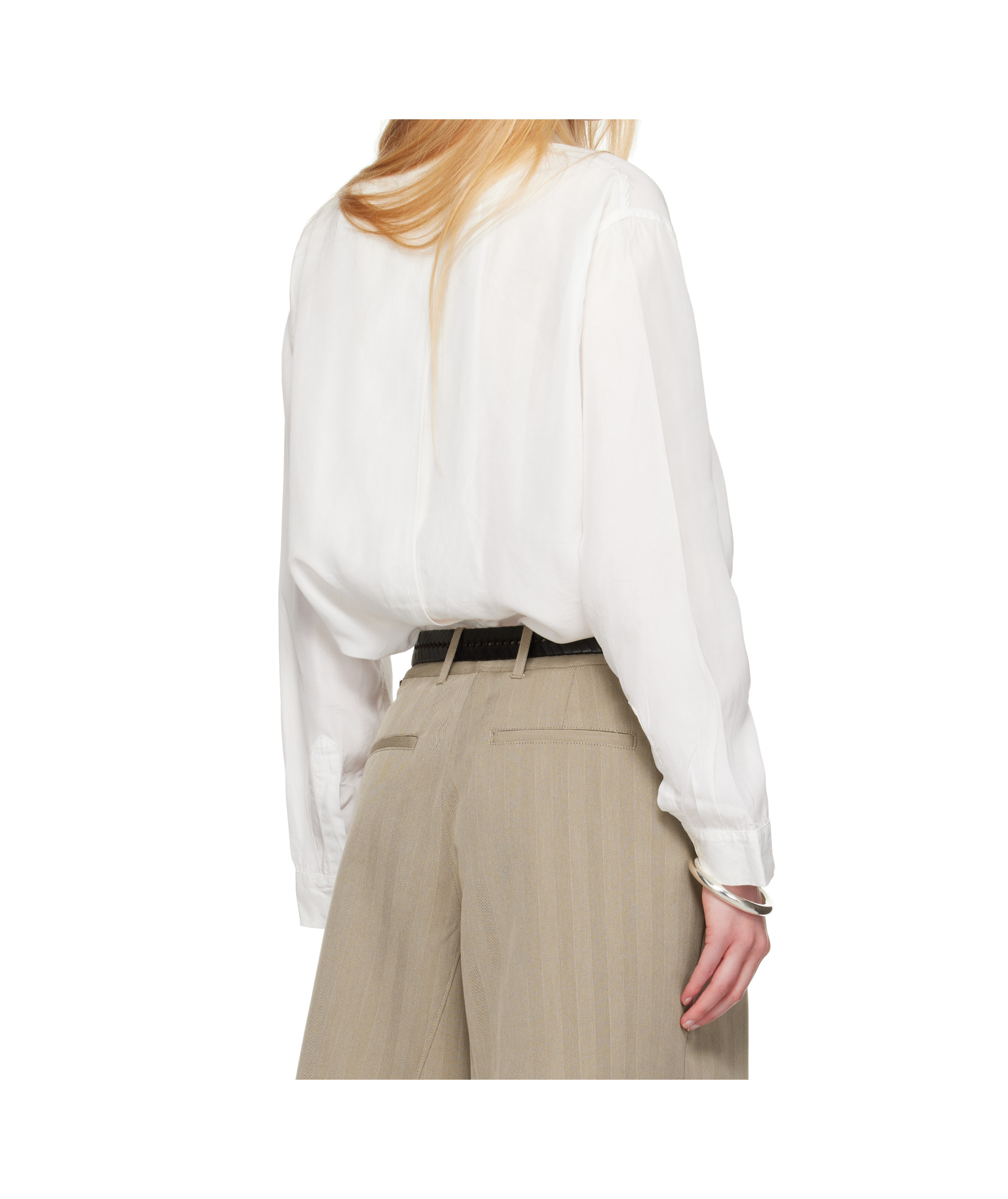 Our Legacy Work Shop Emporio Armani Spiaggia Shirt In White