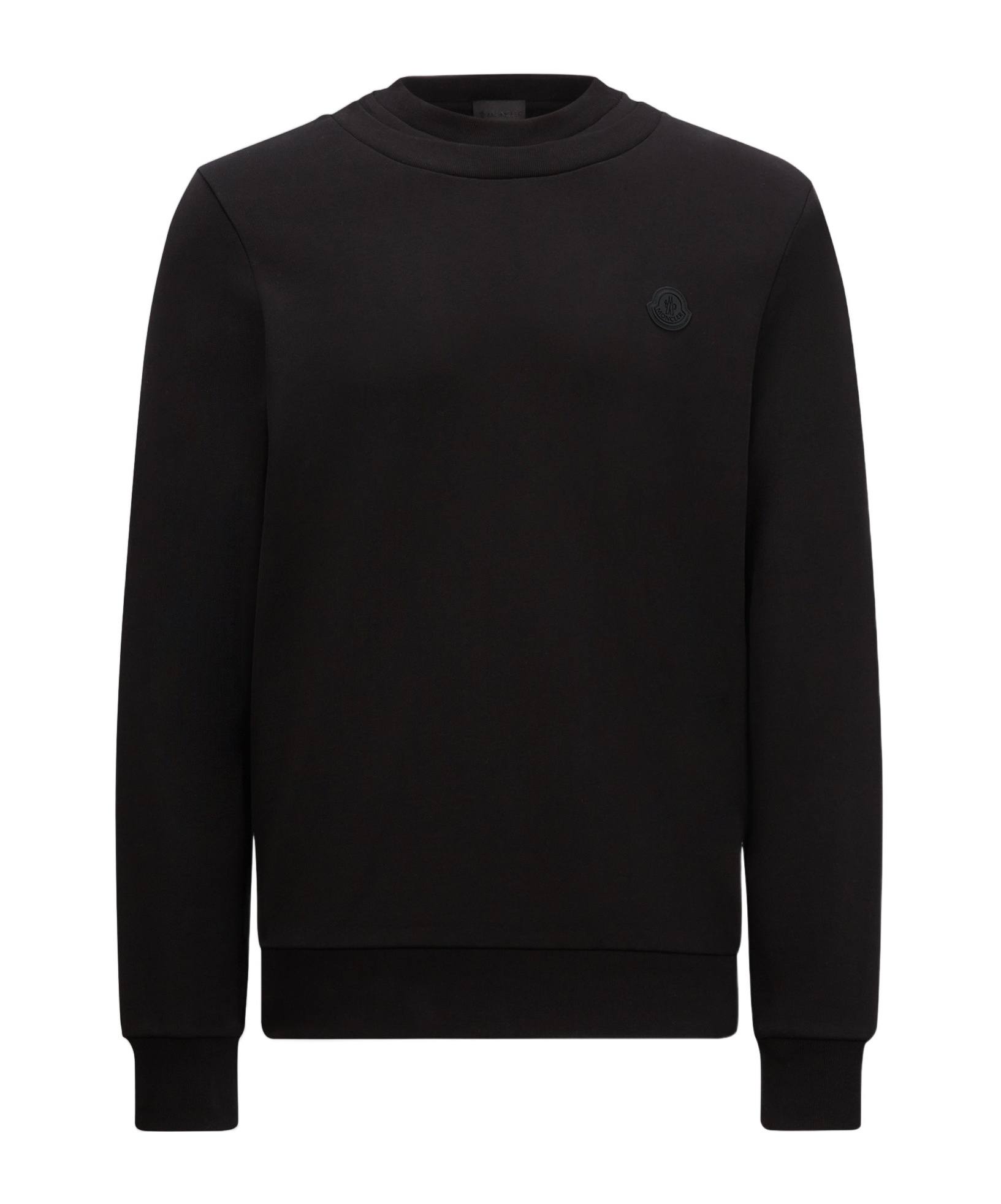 Moncler Long-sleeved Sweater In Black