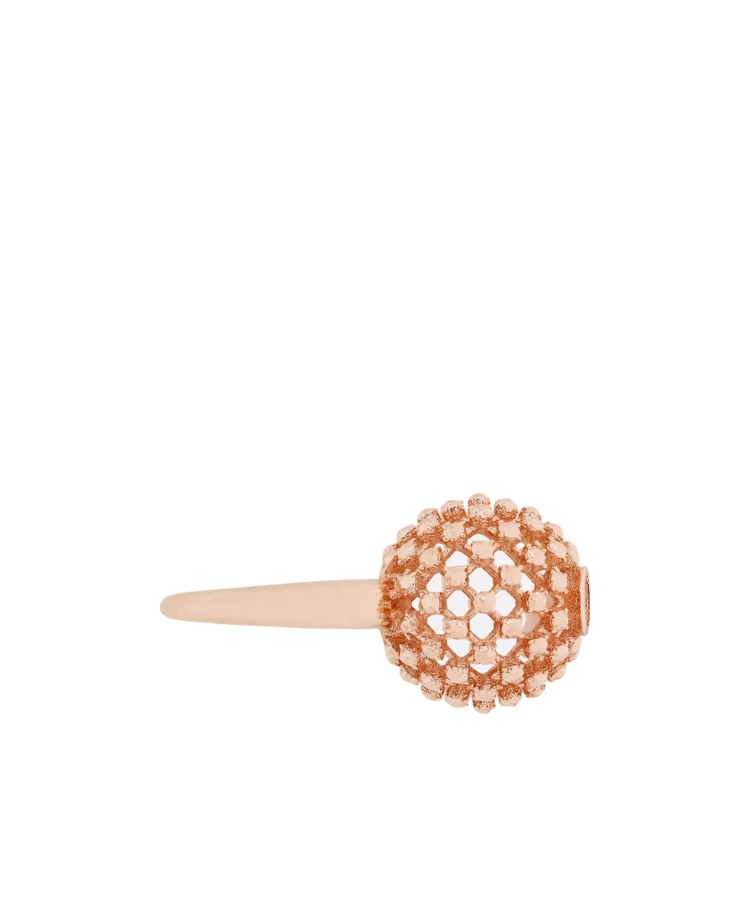 Dior Christian  Logo Engraved Embellished Ring In Gold