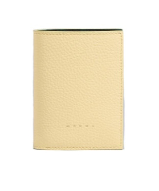 Marni Venice Bi-fold Leather Wallet In Brown