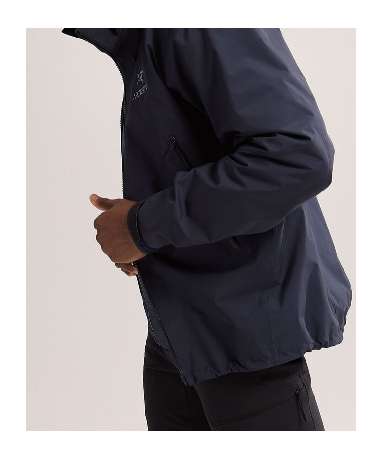 Arc'teryx Beta Ar Zippered Casual Jacket In Black
