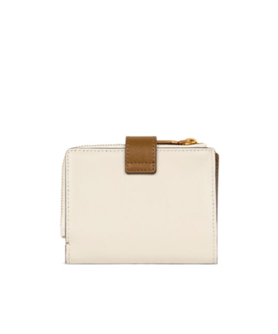 Etro Small Leather Wallet In White