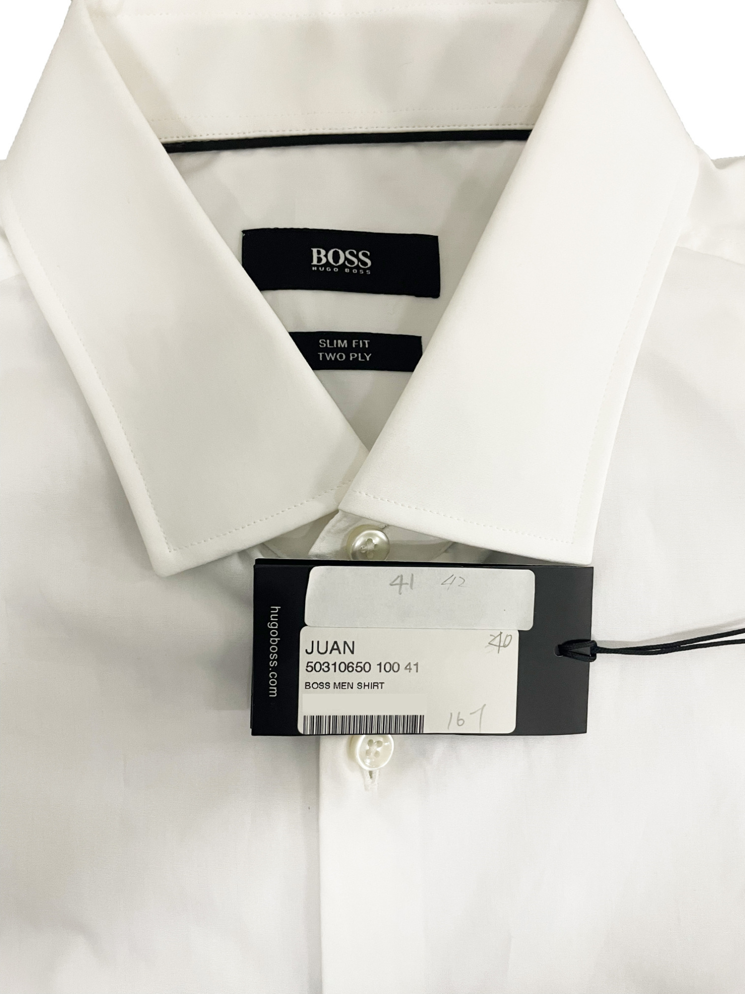 HUGO BOSS LAPEL LONG-SLEEVED SHIRT