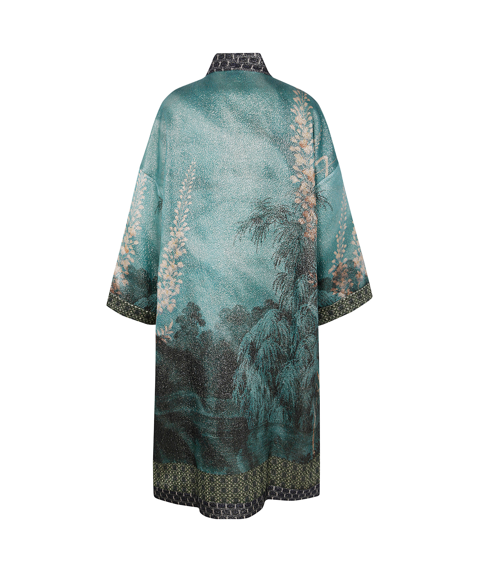 Shop Pierre-louis Mascia Pax Kimono In Green