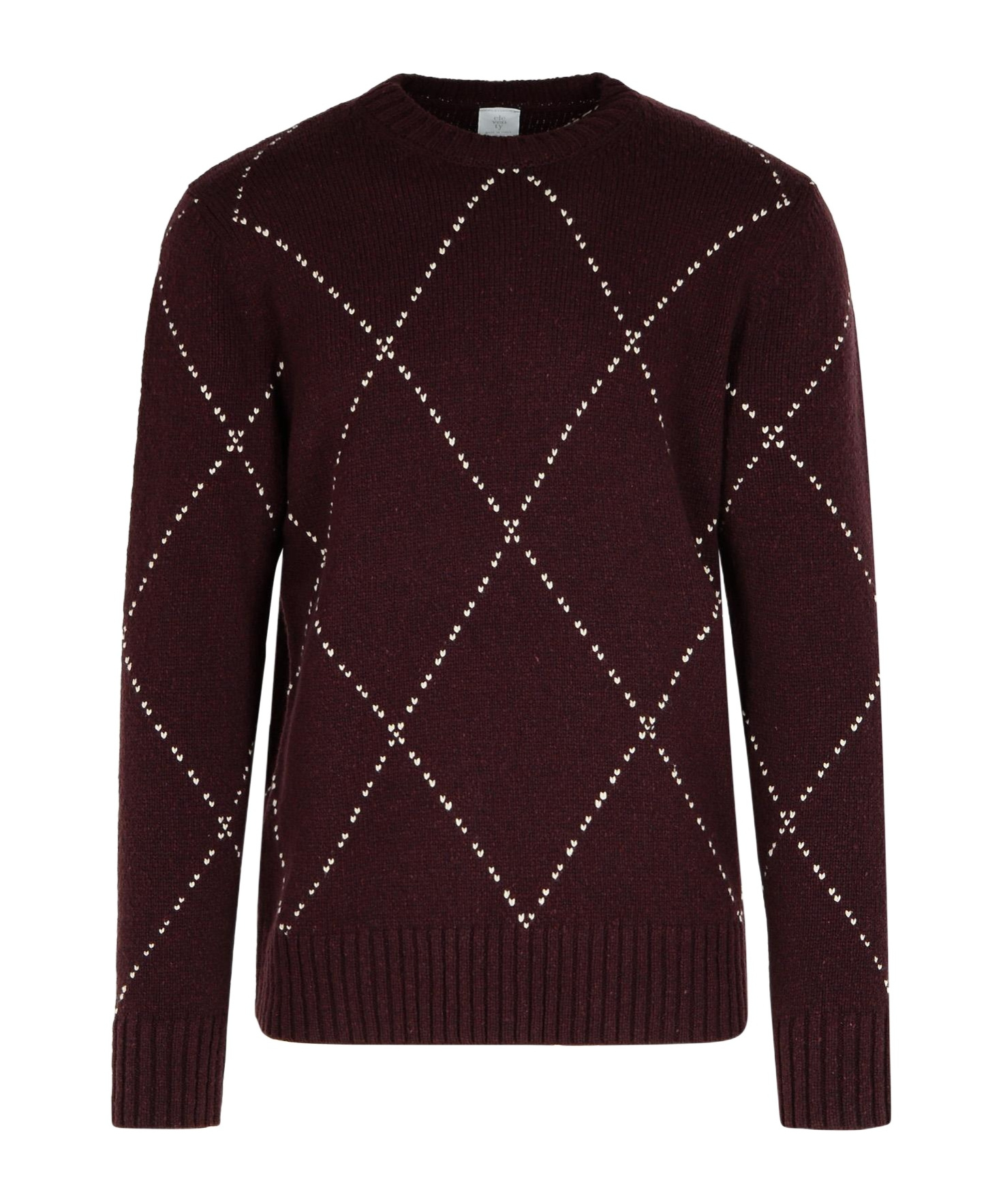 Eleventy Round Neck Sweater In Black
