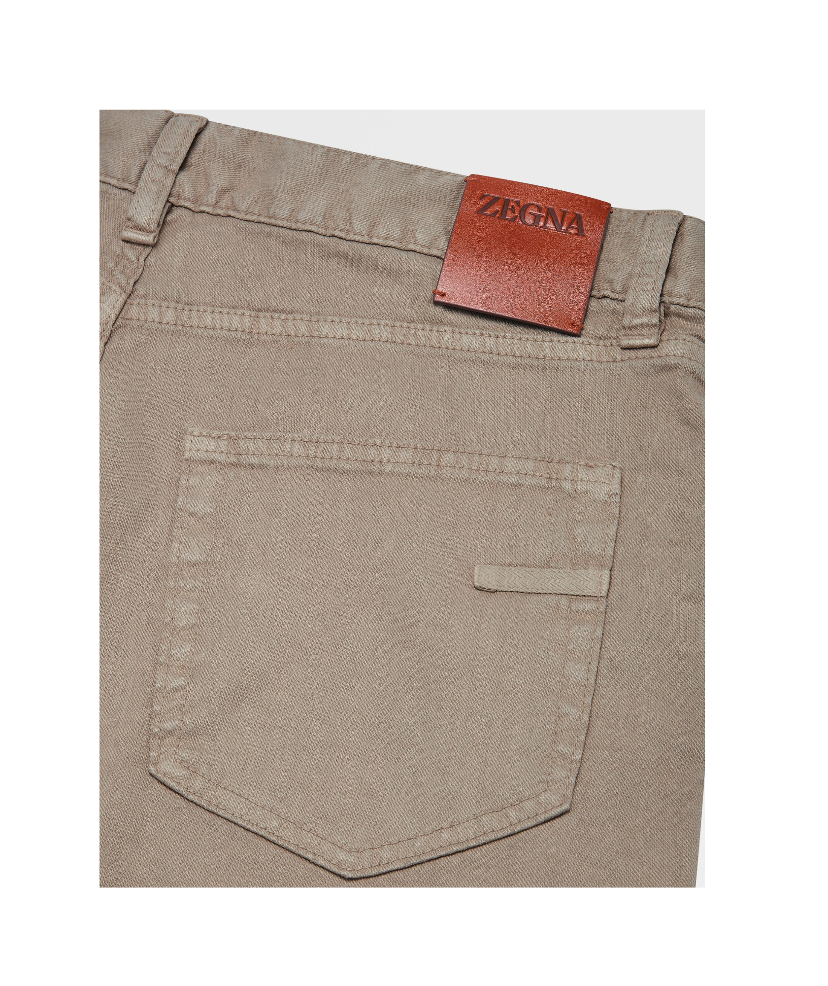 Zegna Skinny Jeans In Nude