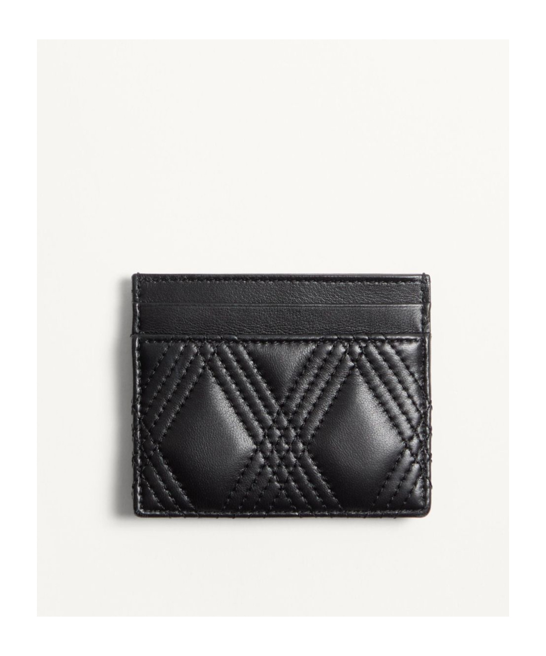 Valentino Portacarte Quiltie 67 In Nappa Nera Donna In Black