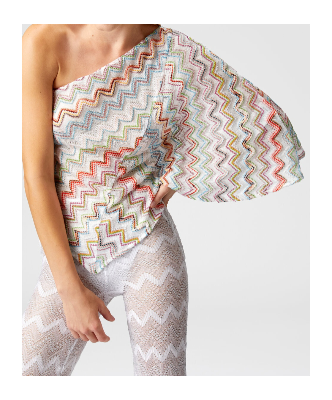 MISSONI ONE-SHOULDER TOP