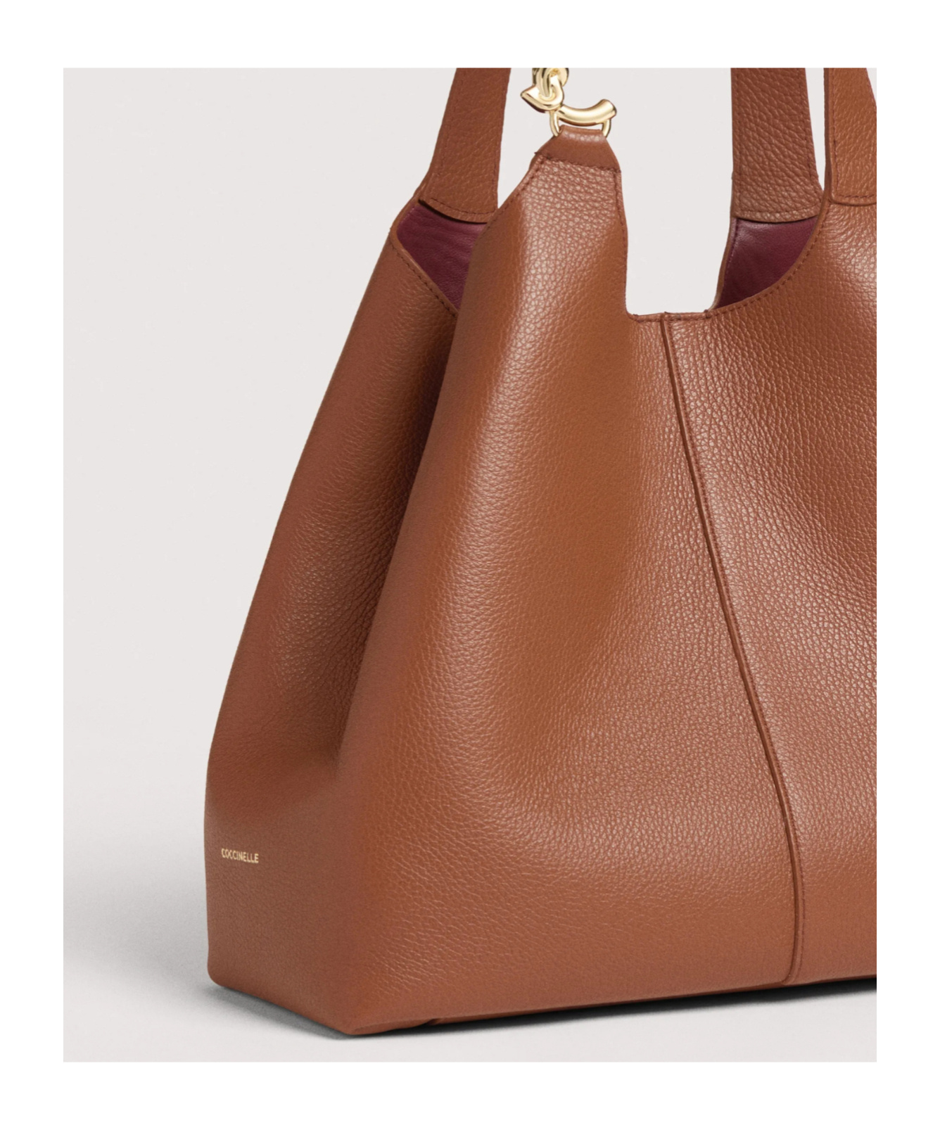 Coccinelle C-easy Large Tote In Brown