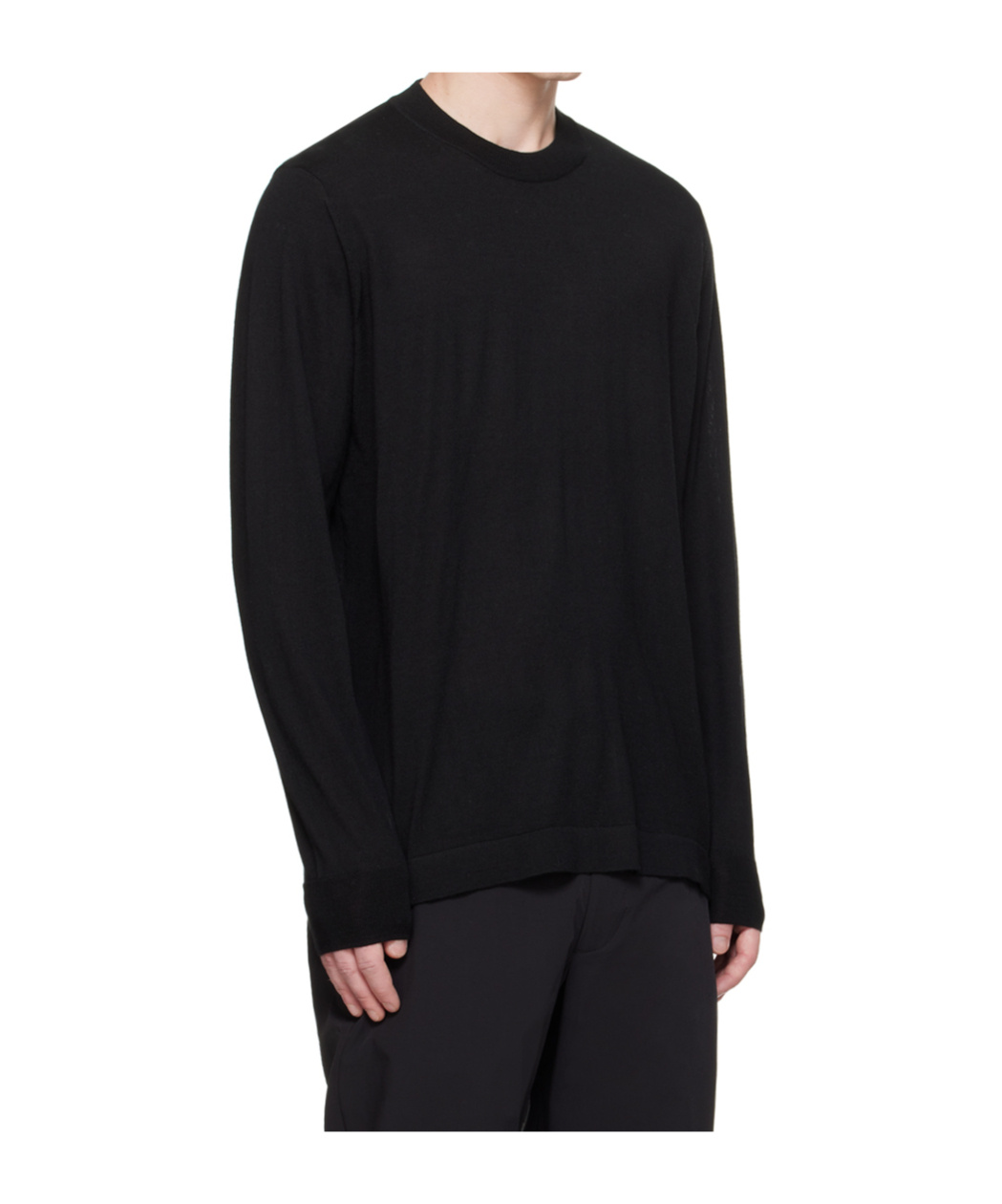 Norse Projects Rib Round-neck Sweater In Black