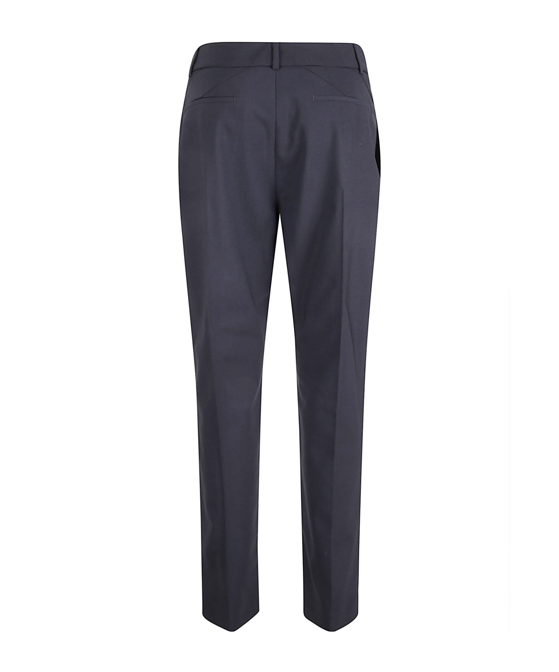 Eleventy Pleated Zip-up Track Pants In Blue