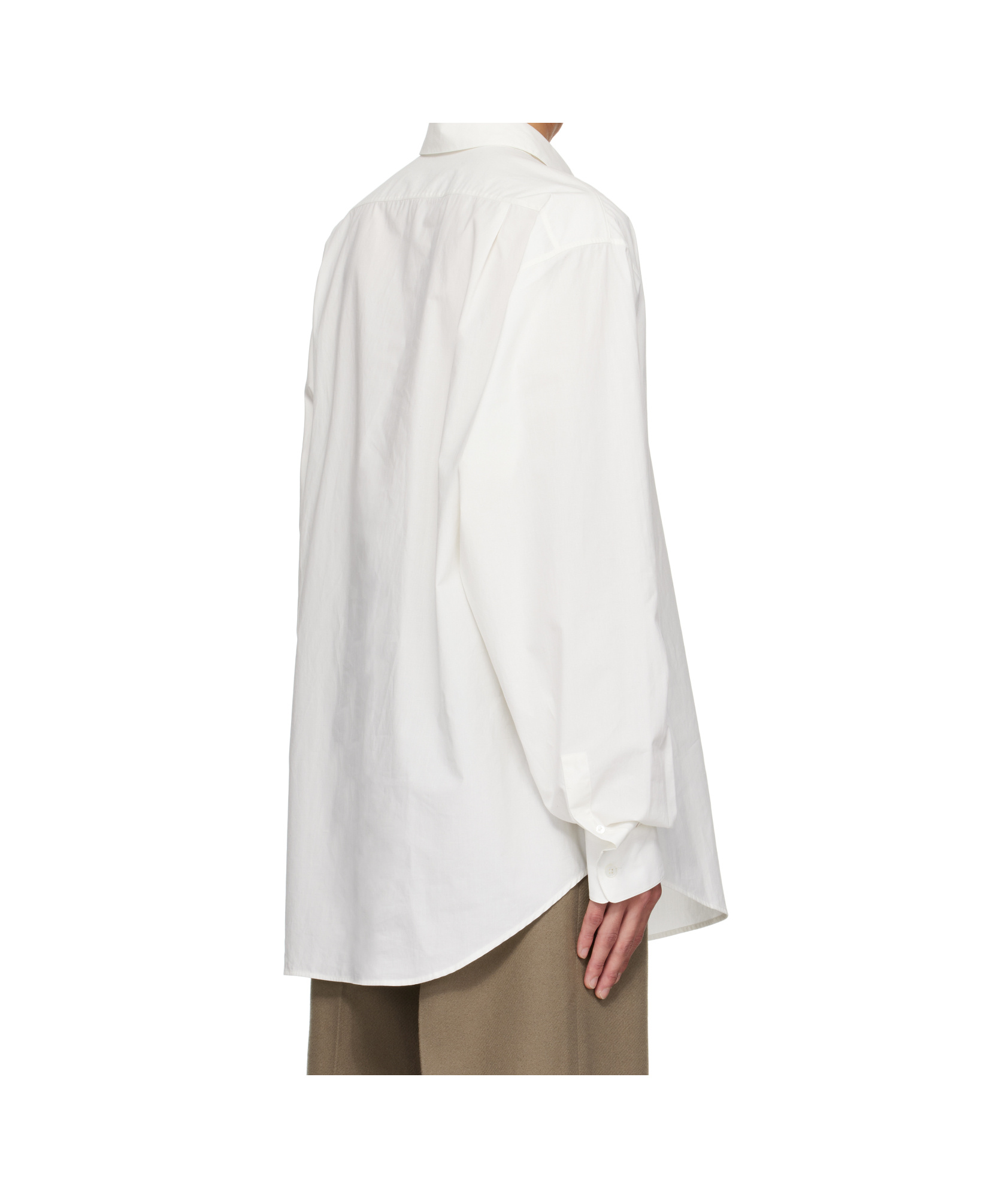 The Row Long-sleeved Shirt In White