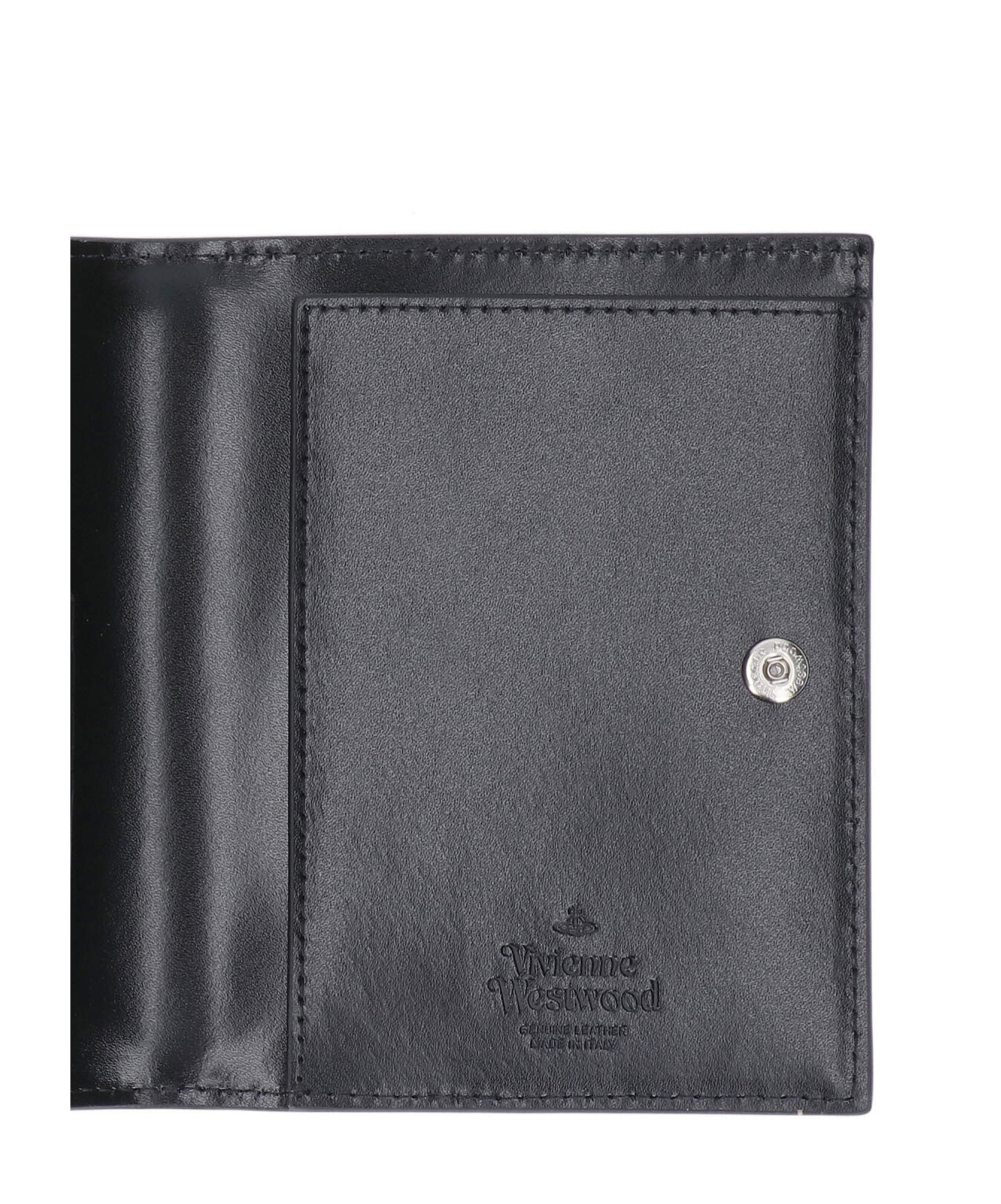 Vivienne Westwood Bifold Logo Card Holder In Black