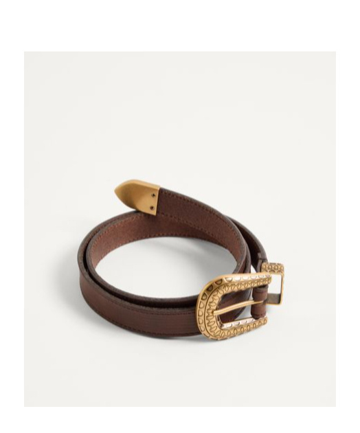 Valentino Garavani Vlogo Signature Calfskin Belt 20 Mm Woman Chocolate 100 In Chocolate-colored