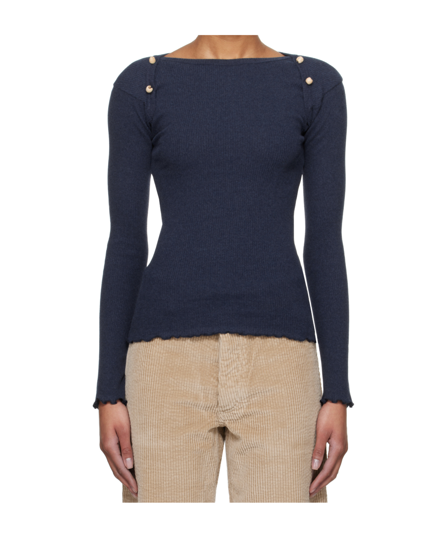 Baserange Long Sleeve T-shirt In Blue