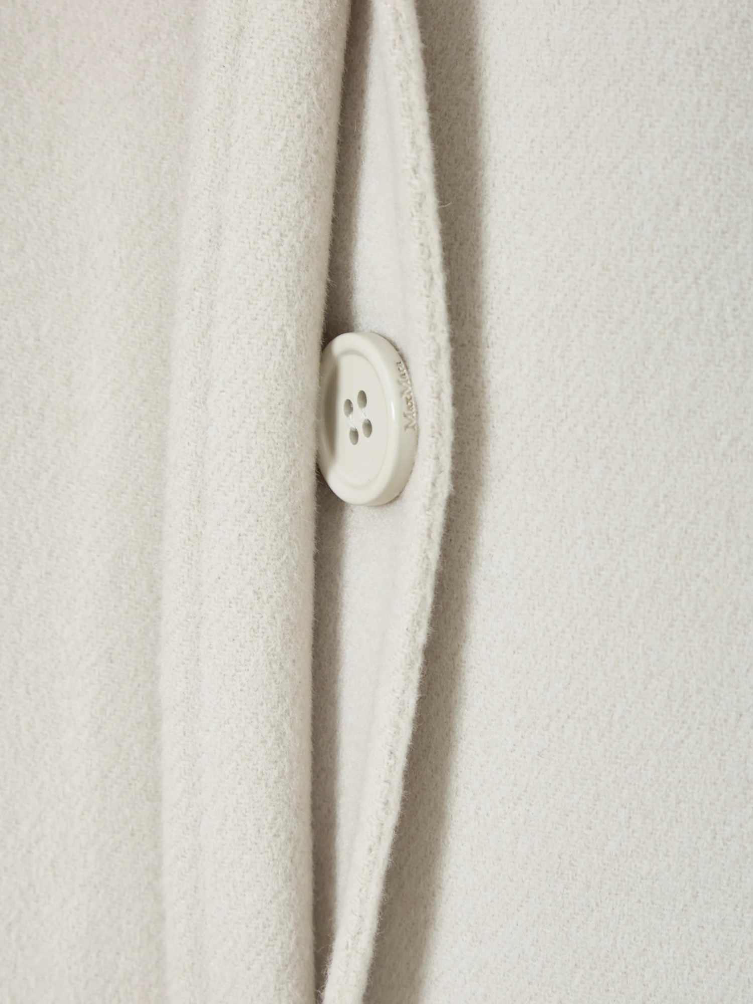 Max Mara Helene Coat In White