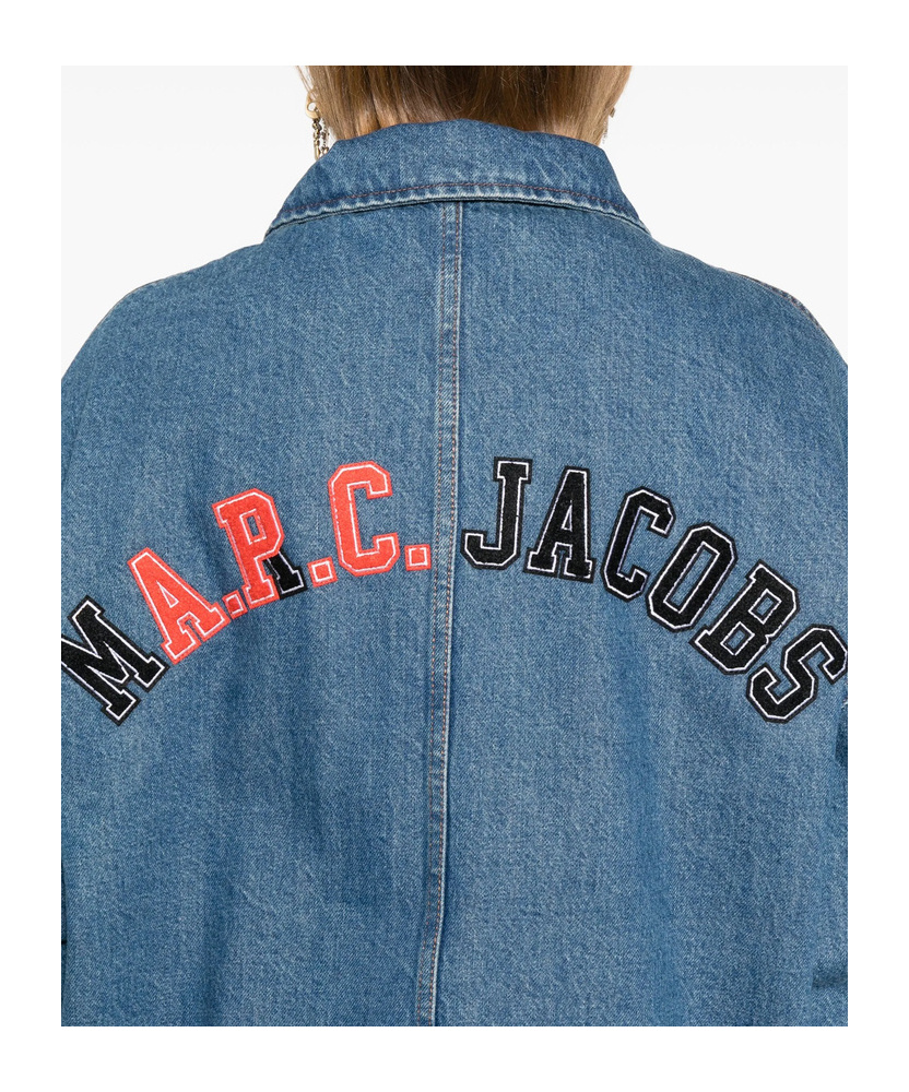 Apc A.p.c. X Marc Jacobs Denim Unisex Jacket In Blue
