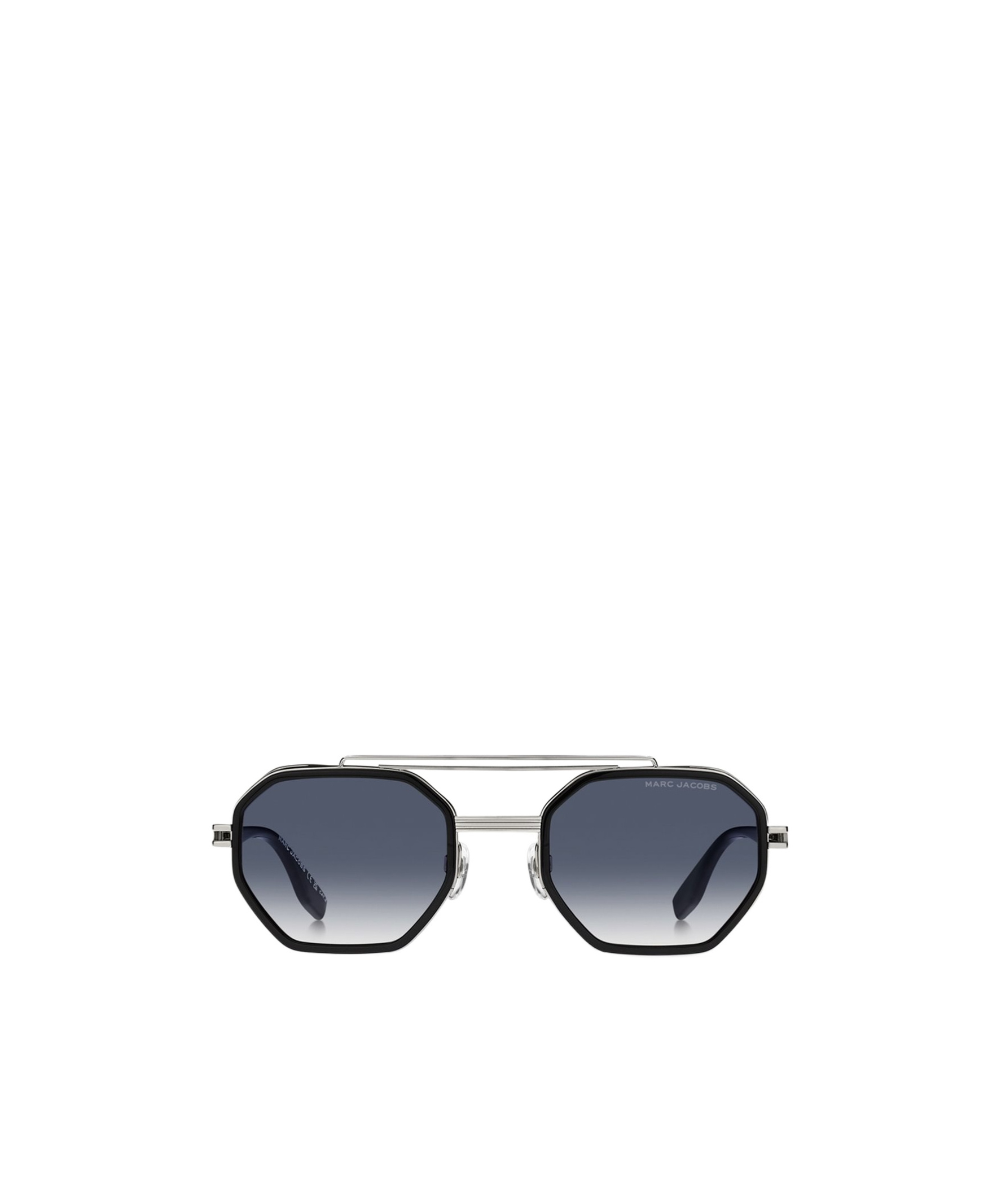 Marc Jacobs Logo Sunglasses In Silver
