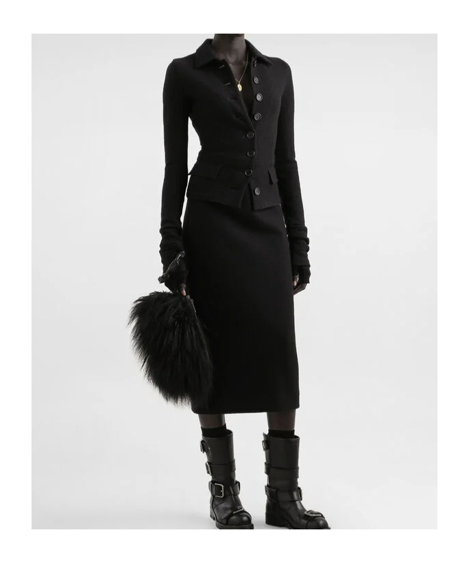 Dolce & Gabbana Dolce Gabbana Midi Pencil Skirt In Black