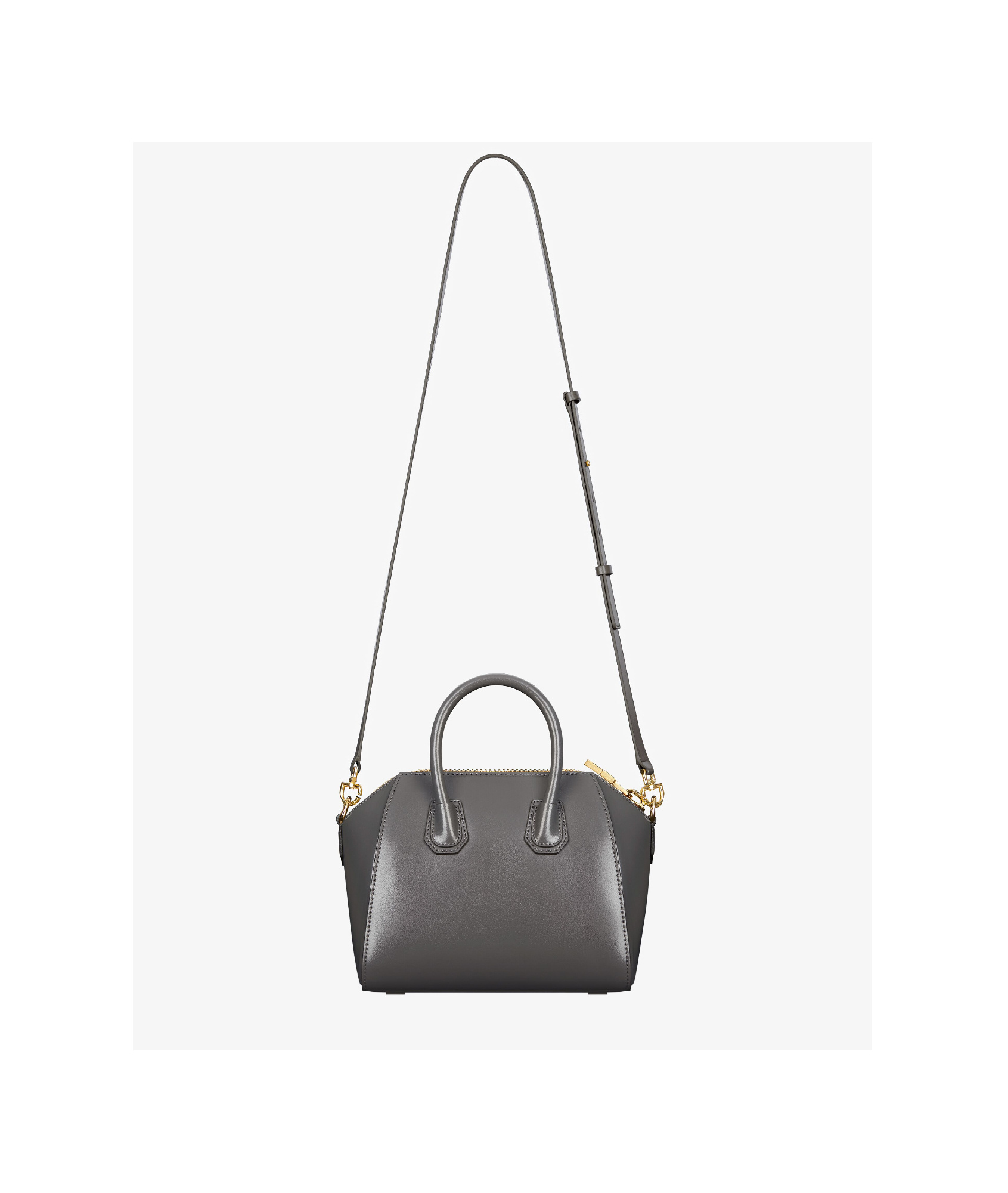 Givenchy Mini Antigona Shoulder Bag In Gray