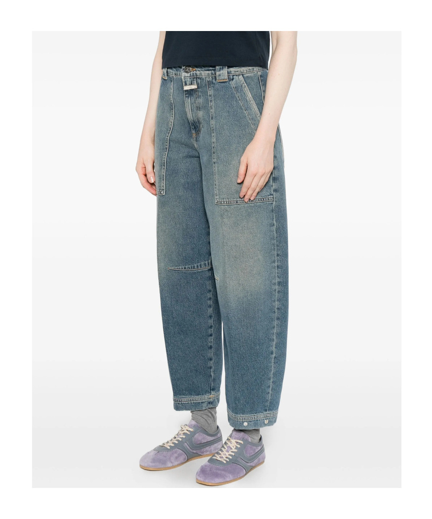 Closed Fade Details Jeans Leggings In Blue