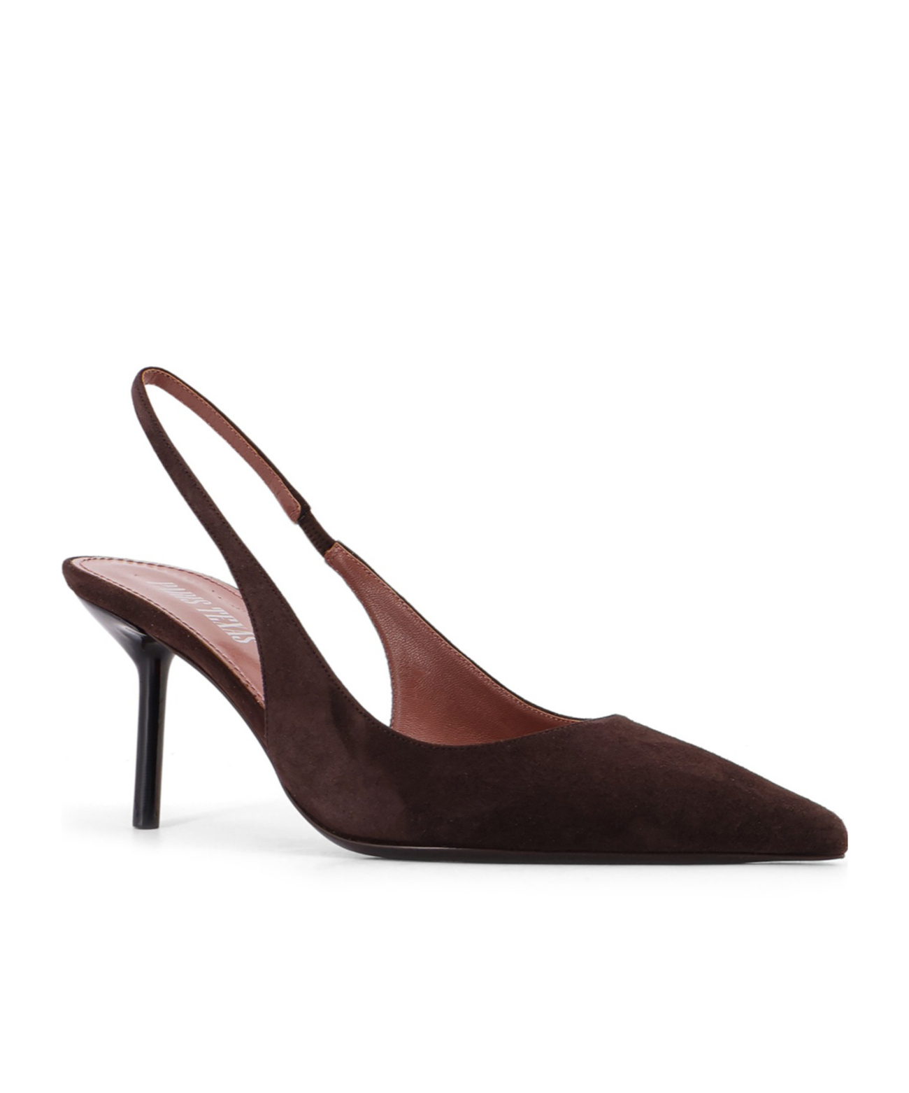 Paris Texas 75mm Slingback Pointed-toe Sandals In Black